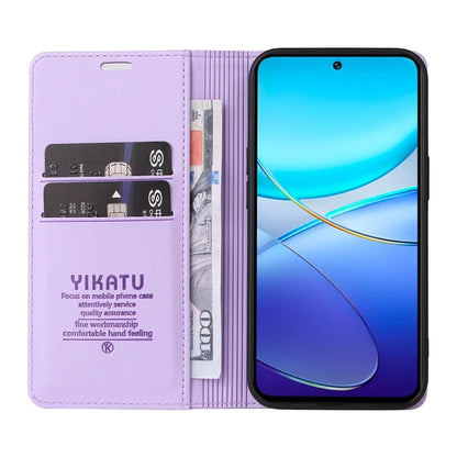 YIKATU YK-001 For vivo V40 SE 5G / Y100 5G (Indonesia) / Y200e 5G / V30 Lite 5G (India) PU Leather Cover