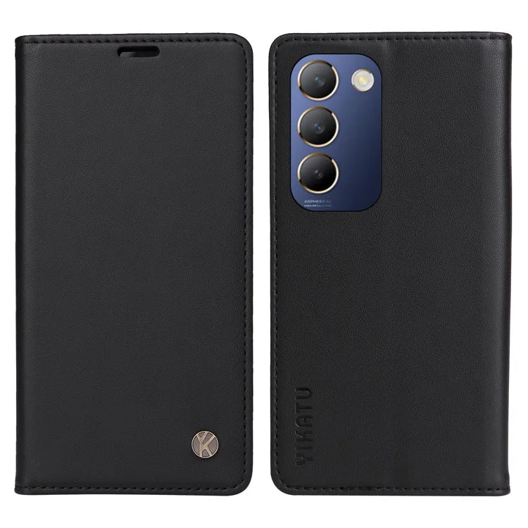 YIKATU YK-001 For vivo V40 SE 5G / Y100 5G (Indonesia) / Y200e 5G / V30 Lite 5G (India) PU Leather Cover