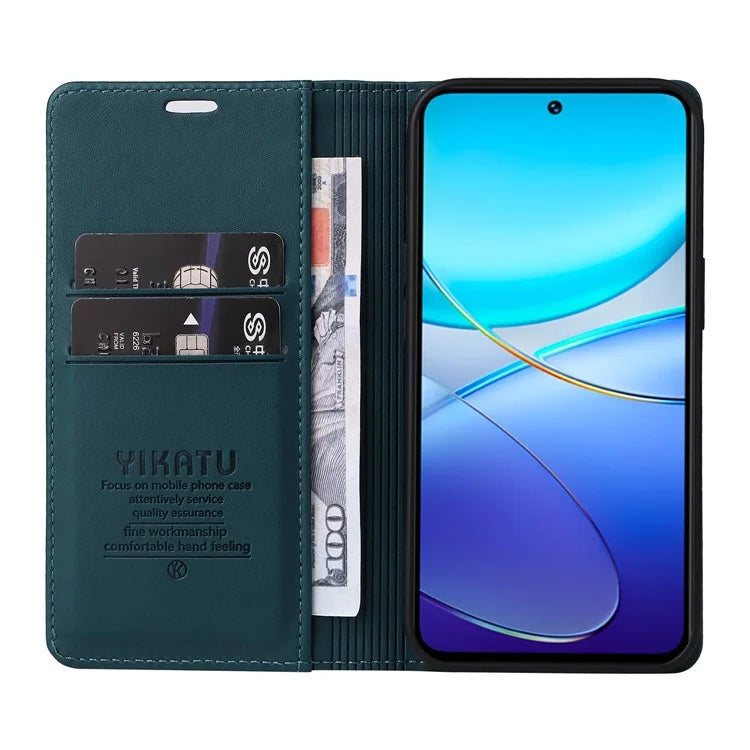 YIKATU YK-001 For vivo V40 SE 5G / Y100 5G (Indonesia) / Y200e 5G / V30 Lite 5G (India) PU Leather Cover