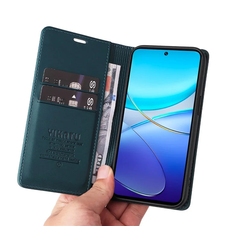 YIKATU YK-001 For vivo V40 SE 5G / Y100 5G (Indonesia) / Y200e 5G / V30 Lite 5G (India) PU Leather Cover