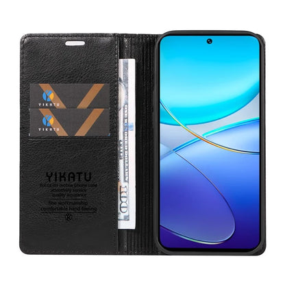 YIKATU YK-006 For vivo V40 SE 5G / Y100 5G (Indonesia) / Y200e 5G / V30 Lite 5G (India) Case Leather Wallet Cover