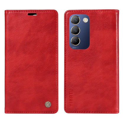 YIKATU YK-006 For vivo V40 SE 5G / Y100 5G (Indonesia) / Y200e 5G / V30 Lite 5G (India) Case Leather Wallet Cover