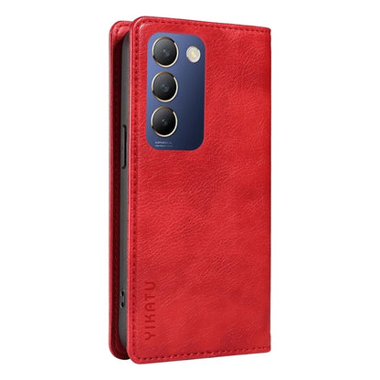YIKATU YK-006 For vivo V40 SE 5G / Y100 5G (Indonesia) / Y200e 5G / V30 Lite 5G (India) Case Leather Wallet Cover