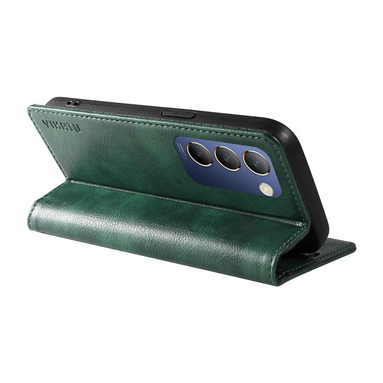 YIKATU YK-006 For vivo V40 SE 5G / Y100 5G (Indonesia) / Y200e 5G / V30 Lite 5G (India) Case Leather Wallet Cover
