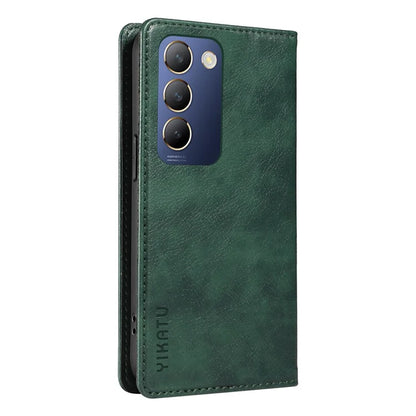 YIKATU YK-006 For vivo V40 SE 5G / Y100 5G (Indonesia) / Y200e 5G / V30 Lite 5G (India) Case Leather Wallet Cover