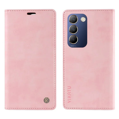 YIKATU YK-006 For vivo V40 SE 5G / Y100 5G (Indonesia) / Y200e 5G / V30 Lite 5G (India) Case Leather Wallet Cover