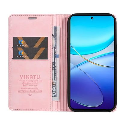 YIKATU YK-006 For vivo V40 SE 5G / Y100 5G (Indonesia) / Y200e 5G / V30 Lite 5G (India) Case Leather Wallet Cover