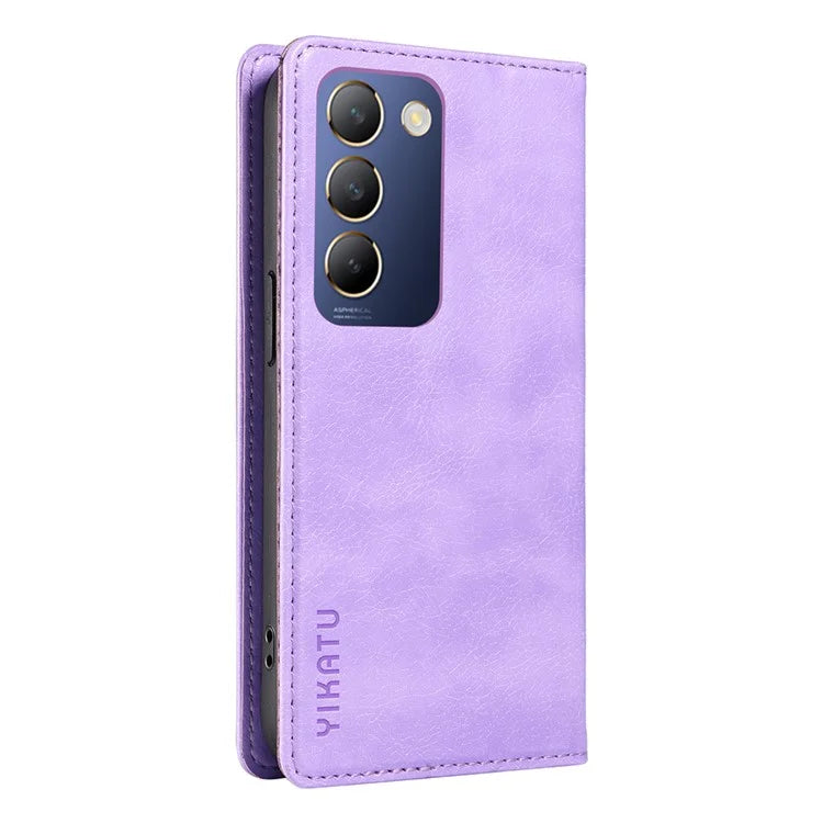 YIKATU YK-006 For vivo V40 SE 5G / Y100 5G (Indonesia) / Y200e 5G / V30 Lite 5G (India) Case Leather Wallet Cover