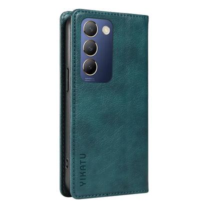 YIKATU YK-006 For vivo V40 SE 5G / Y100 5G (Indonesia) / Y200e 5G / V30 Lite 5G (India) Case Leather Wallet Cover