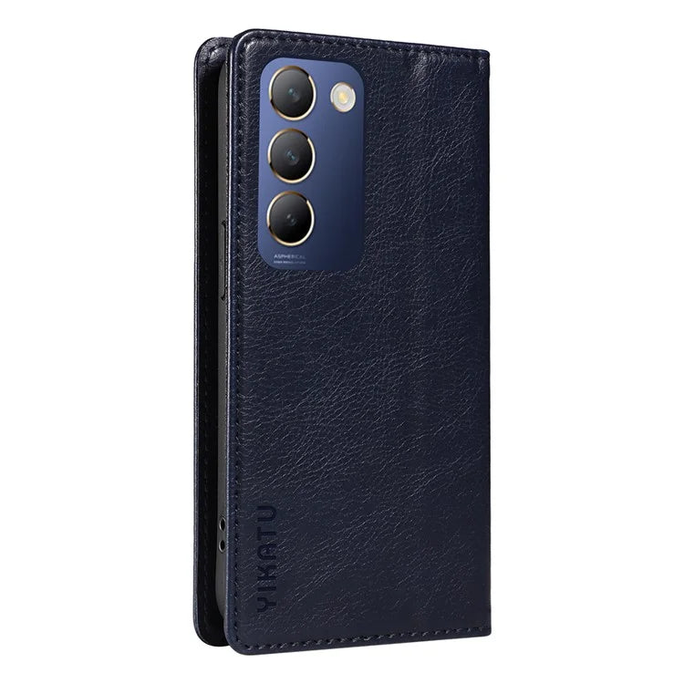 YIKATU YK-006 For vivo V40 SE 5G / Y100 5G (Indonesia) / Y200e 5G / V30 Lite 5G (India) Case Leather Wallet Cover