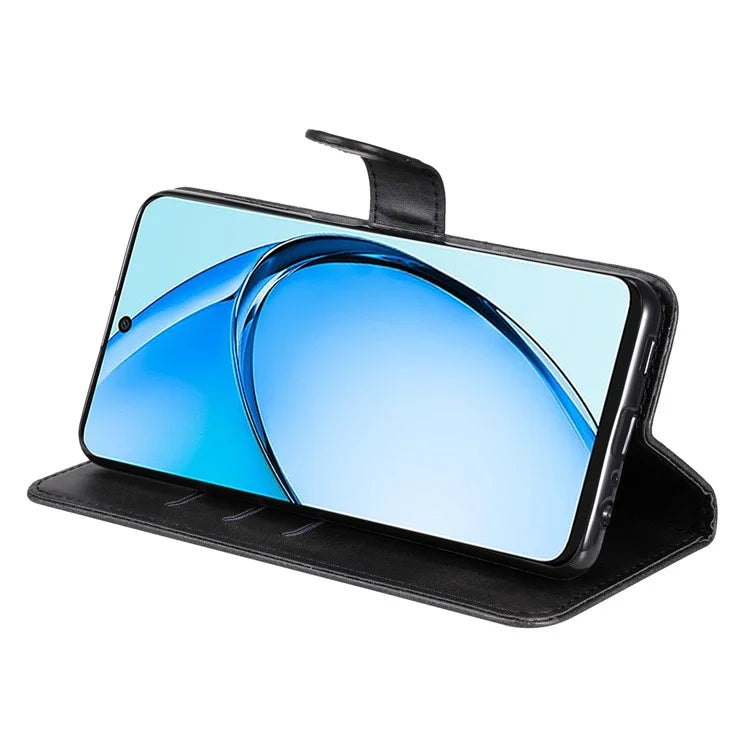 For Oppo A60 4G Case PU Leather Card Slots Zipper Pocket Phone Cover