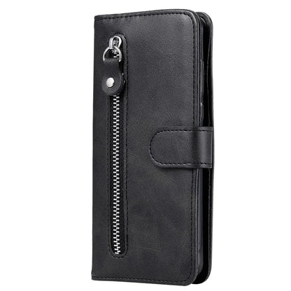 For Oppo A60 4G Case PU Leather Card Slots Zipper Pocket Phone Cover