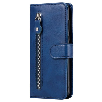 For Oppo A60 4G Case PU Leather Card Slots Zipper Pocket Phone Cover