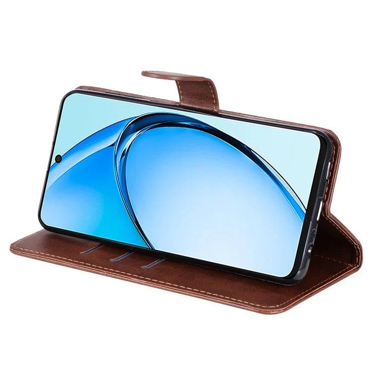 For Oppo A60 4G Case PU Leather Card Slots Zipper Pocket Phone Cover
