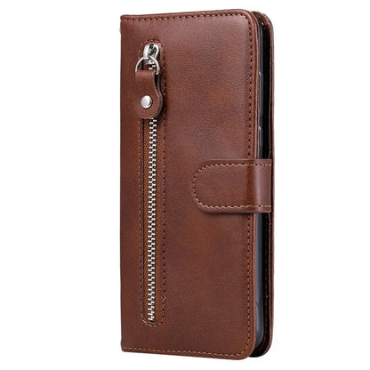 For Oppo A60 4G Case PU Leather Card Slots Zipper Pocket Phone Cover