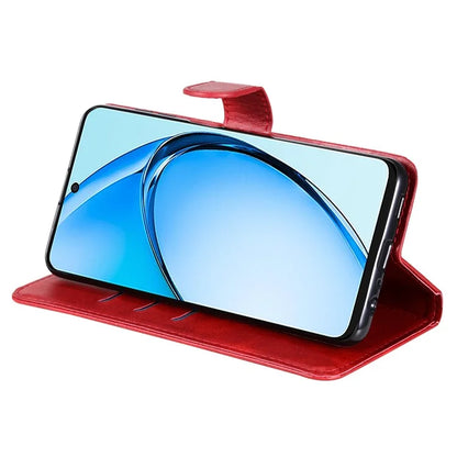 For Oppo A60 4G Case PU Leather Card Slots Zipper Pocket Phone Cover