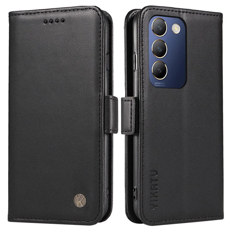 YIKATU YK-003 For vivo V40 SE 5G / Y100 5G (Indonesia) / Y200e 5G / V30 Lite 5 Case Leather Phone Cover All-Round Protection