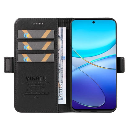 YIKATU YK-003 For vivo V40 SE 5G / Y100 5G (Indonesia) / Y200e 5G / V30 Lite 5 Case Leather Phone Cover All-Round Protection