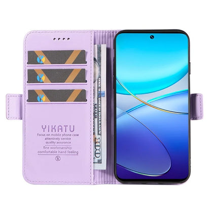 YIKATU YK-003 For vivo V40 SE 5G / Y100 5G (Indonesia) / Y200e 5G / V30 Lite 5 Case Leather Phone Cover All-Round Protection