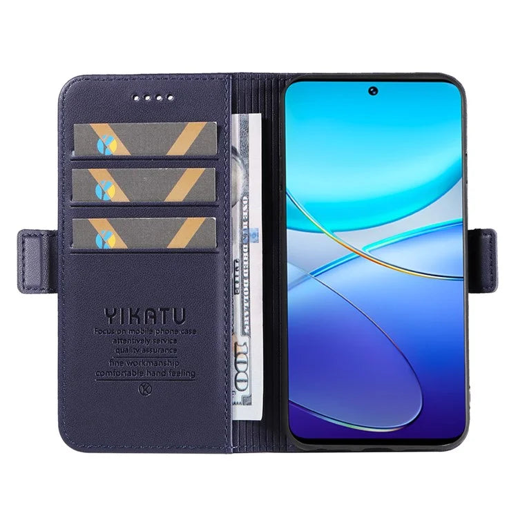 YIKATU YK-003 For vivo V40 SE 5G / Y100 5G (Indonesia) / Y200e 5G / V30 Lite 5 Case Leather Phone Cover All-Round Protection