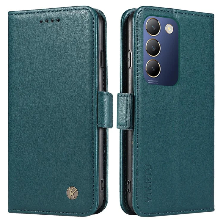 YIKATU YK-003 For vivo V40 SE 5G / Y100 5G (Indonesia) / Y200e 5G / V30 Lite 5 Case Leather Phone Cover All-Round Protection