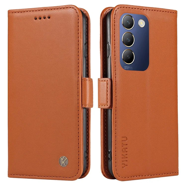 YIKATU YK-003 For vivo V40 SE 5G / Y100 5G (Indonesia) / Y200e 5G / V30 Lite 5 Case Leather Phone Cover All-Round Protection