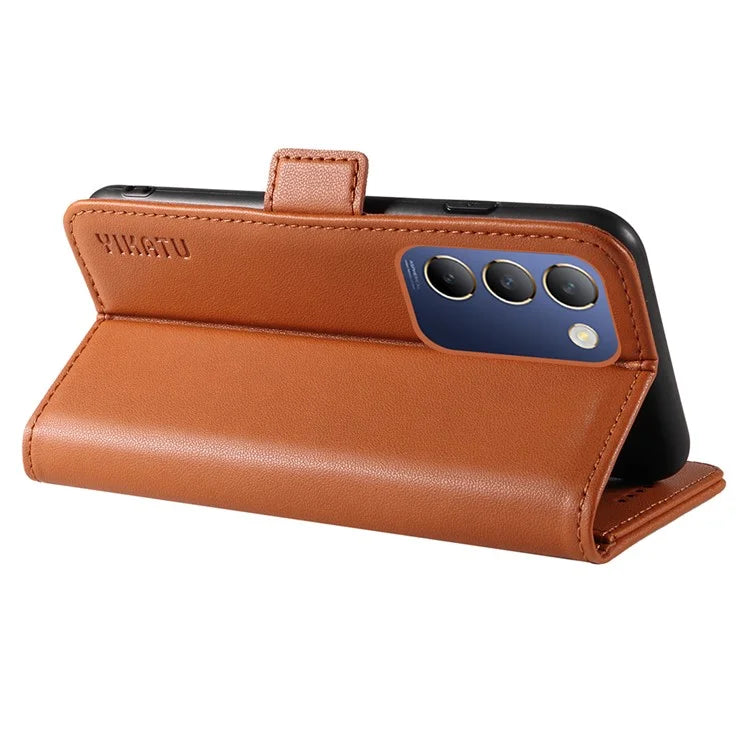 YIKATU YK-003 For vivo V40 SE 5G / Y100 5G (Indonesia) / Y200e 5G / V30 Lite 5 Case Leather Phone Cover All-Round Protection