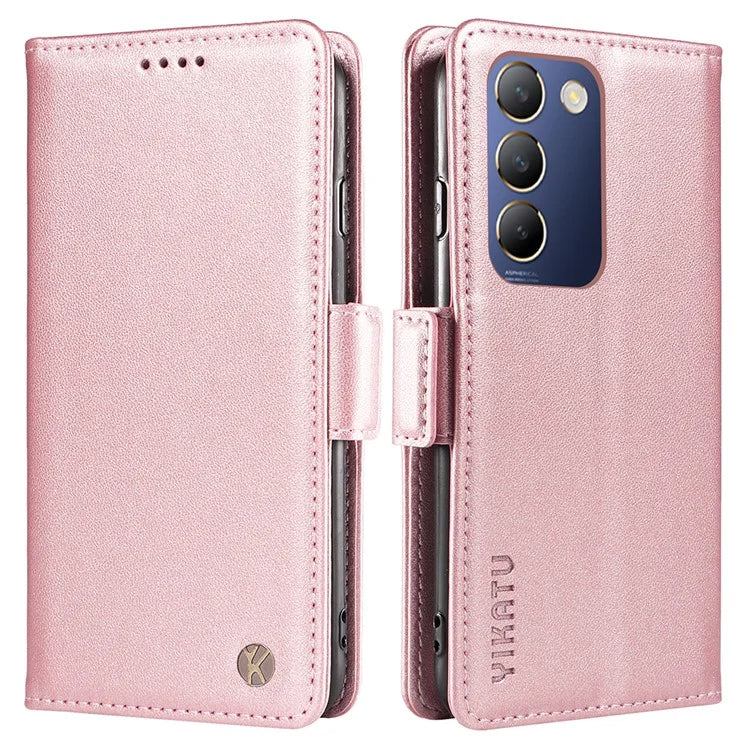 YIKATU YK-003 For vivo V40 SE 5G / Y100 5G (Indonesia) / Y200e 5G / V30 Lite 5 Case Leather Phone Cover All-Round Protection