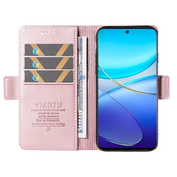 YIKATU YK-003 For vivo V40 SE 5G / Y100 5G (Indonesia) / Y200e 5G / V30 Lite 5 Case Leather Phone Cover All-Round Protection
