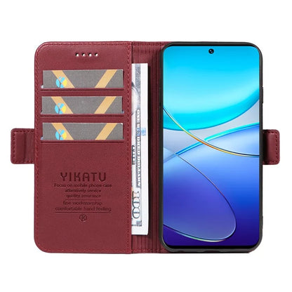 YIKATU YK-003 For vivo V40 SE 5G / Y100 5G (Indonesia) / Y200e 5G / V30 Lite 5 Case Leather Phone Cover All-Round Protection