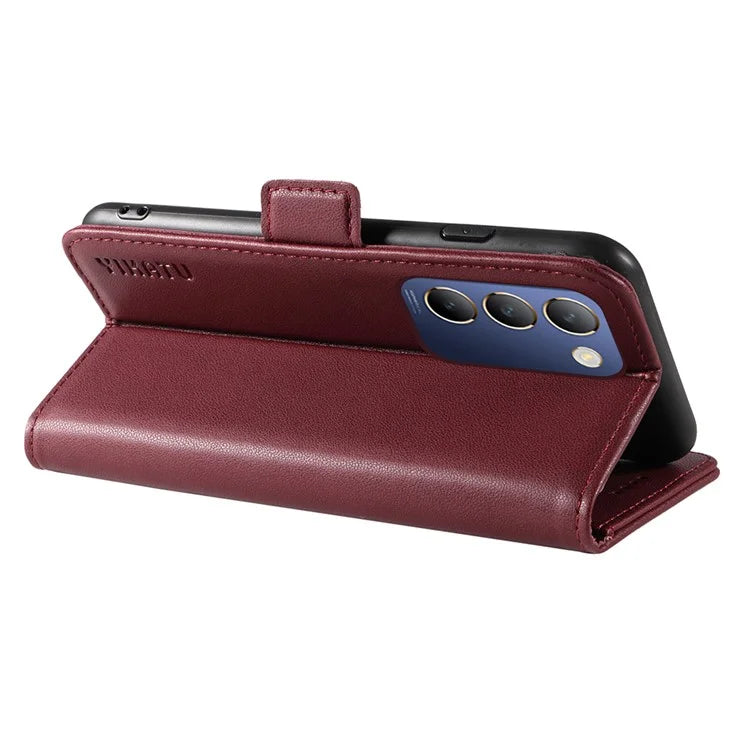 YIKATU YK-003 For vivo V40 SE 5G / Y100 5G (Indonesia) / Y200e 5G / V30 Lite 5 Case Leather Phone Cover All-Round Protection