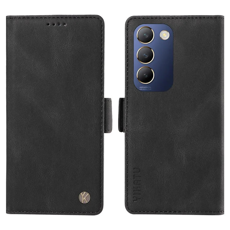 YIKATU YK-005 For vivo V40 SE 5G / Y200e 5G / Y100 5G (Indonesia) / V30 Lite 5G (India) Wallet Case Leather Phone Cover