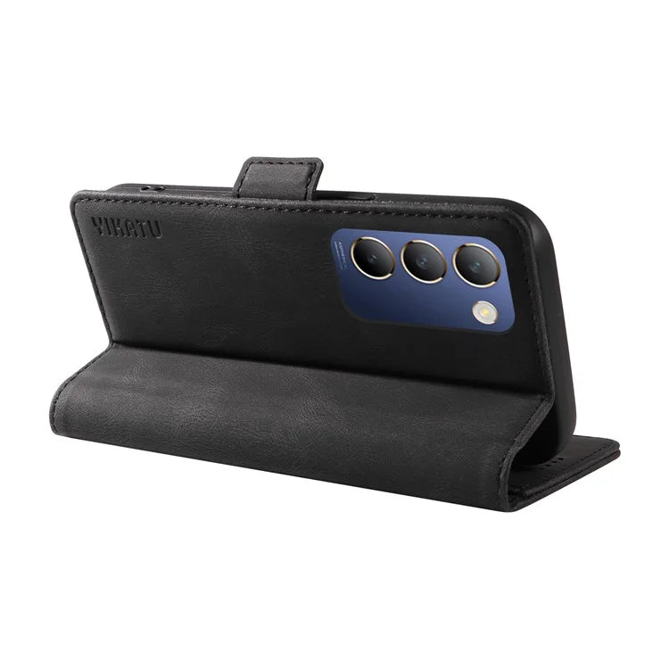 YIKATU YK-005 For vivo V40 SE 5G / Y200e 5G / Y100 5G (Indonesia) / V30 Lite 5G (India) Wallet Case Leather Phone Cover