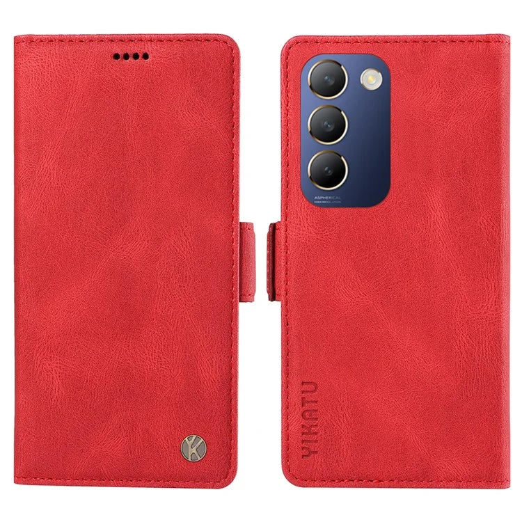 YIKATU YK-005 For vivo V40 SE 5G / Y200e 5G / Y100 5G (Indonesia) / V30 Lite 5G (India) Wallet Case Leather Phone Cover