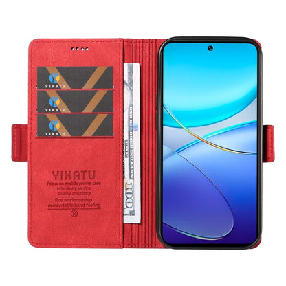 YIKATU YK-005 For vivo V40 SE 5G / Y200e 5G / Y100 5G (Indonesia) / V30 Lite 5G (India) Wallet Case Leather Phone Cover