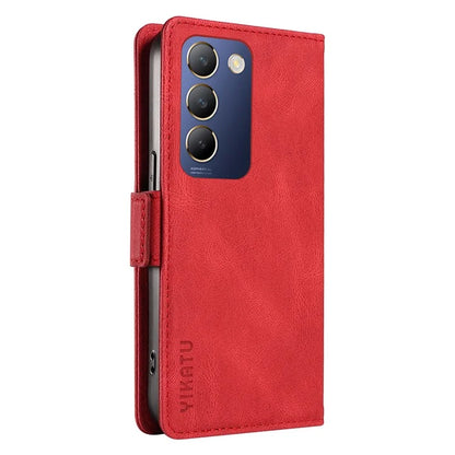 YIKATU YK-005 For vivo V40 SE 5G / Y200e 5G / Y100 5G (Indonesia) / V30 Lite 5G (India) Wallet Case Leather Phone Cover