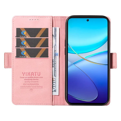 YIKATU YK-005 For vivo V40 SE 5G / Y200e 5G / Y100 5G (Indonesia) / V30 Lite 5G (India) Wallet Case Leather Phone Cover