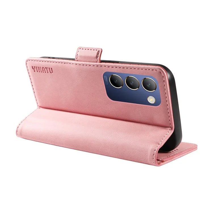 YIKATU YK-005 For vivo V40 SE 5G / Y200e 5G / Y100 5G (Indonesia) / V30 Lite 5G (India) Wallet Case Leather Phone Cover