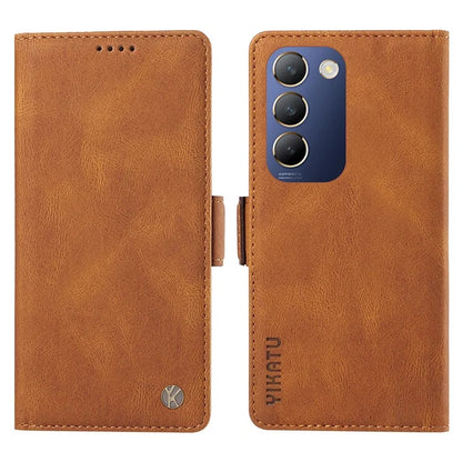 YIKATU YK-005 For vivo V40 SE 5G / Y200e 5G / Y100 5G (Indonesia) / V30 Lite 5G (India) Wallet Case Leather Phone Cover
