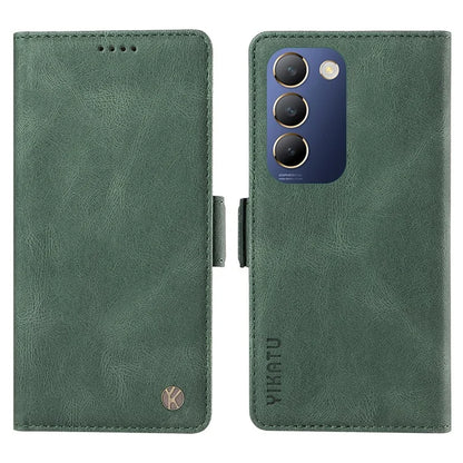 YIKATU YK-005 For vivo V40 SE 5G / Y200e 5G / Y100 5G (Indonesia) / V30 Lite 5G (India) Wallet Case Leather Phone Cover