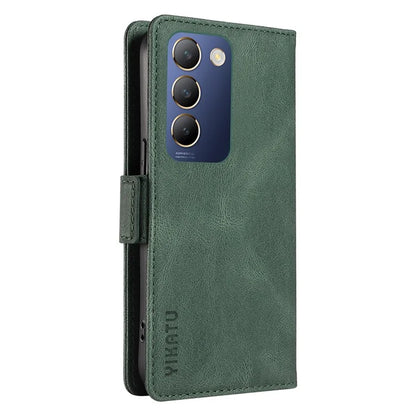 YIKATU YK-005 For vivo V40 SE 5G / Y200e 5G / Y100 5G (Indonesia) / V30 Lite 5G (India) Wallet Case Leather Phone Cover