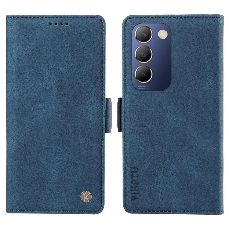 YIKATU YK-005 For vivo V40 SE 5G / Y200e 5G / Y100 5G (Indonesia) / V30 Lite 5G (India) Wallet Case Leather Phone Cover