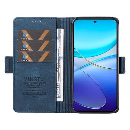 YIKATU YK-005 For vivo V40 SE 5G / Y200e 5G / Y100 5G (Indonesia) / V30 Lite 5G (India) Wallet Case Leather Phone Cover