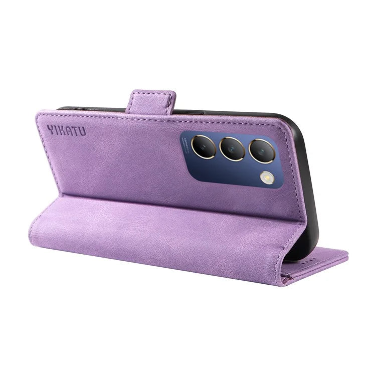YIKATU YK-005 For vivo V40 SE 5G / Y200e 5G / Y100 5G (Indonesia) / V30 Lite 5G (India) Wallet Case Leather Phone Cover
