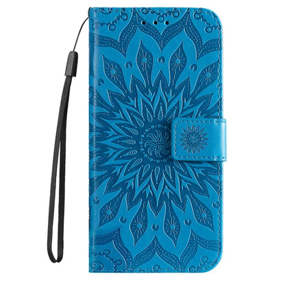 KT Imprinting Flower Series-1 For vivo V40 SE 5G / Y100 5G (Indonesia) / Y200e 5G / V30 Lite 5G (India) Case Leather Phone Cover