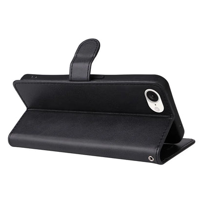 KT Leather Series-2 for iPhone SE (2024) Case Solid Color Wallet Leather Phone Cover