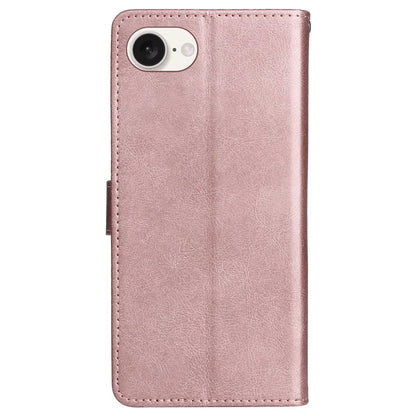 KT Leather Series-2 for iPhone SE (2024) Case Solid Color Wallet Leather Phone Cover