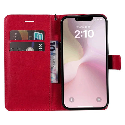 KT Leather Series-2 for iPhone SE (2024) Case Solid Color Wallet Leather Phone Cover