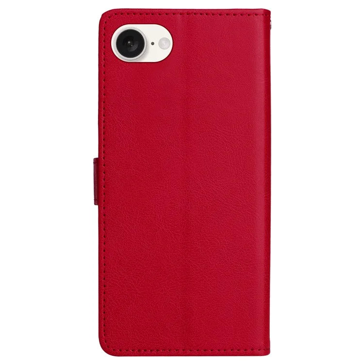 KT Leather Series-2 for iPhone SE (2024) Case Solid Color Wallet Leather Phone Cover