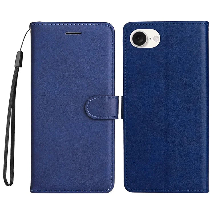 KT Leather Series-2 for iPhone SE (2024) Case Solid Color Wallet Leather Phone Cover